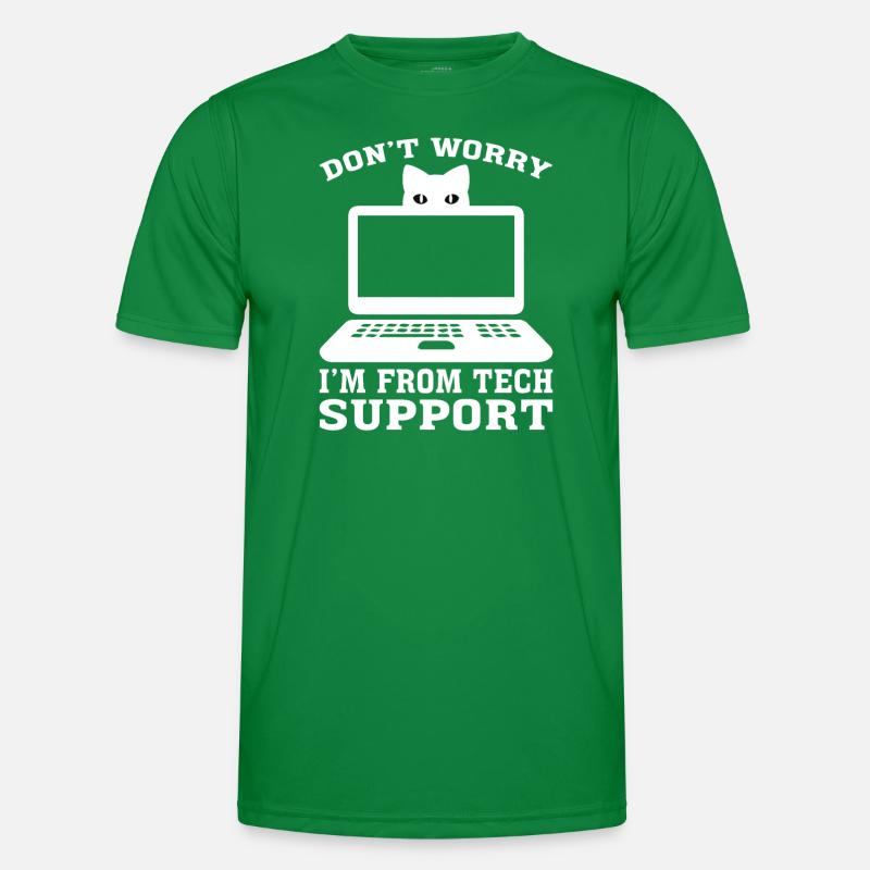 Support technique Technologie informatique Logiciel informatique T-shirt sport Homme
