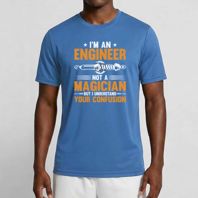 Engineer Brain Mechanical Engineering Electrical Engineering Math Men's Functional T-Shirt