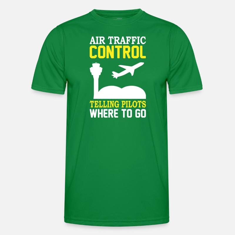 Air Traffic Controller Air Traffic Tower Controller Flight Attendant Men's Functional T-Shirt