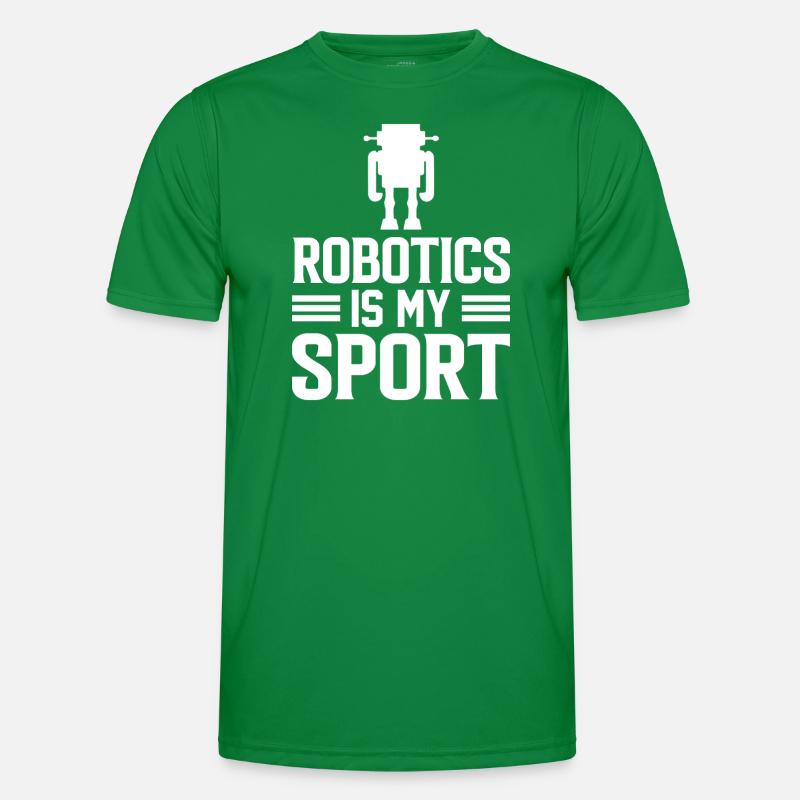 Roboter Programmierer Automatisierungstechniker Männer Funktions-T-Shirt