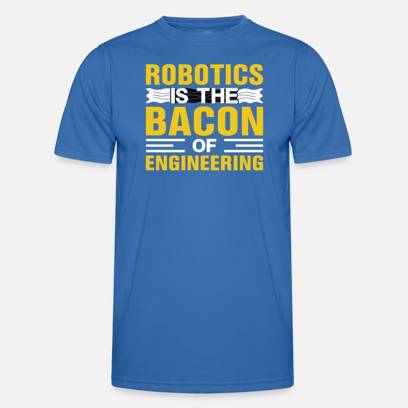 Roboter Programmierer Automatisierungstechniker Männer Funktions-T-Shirt