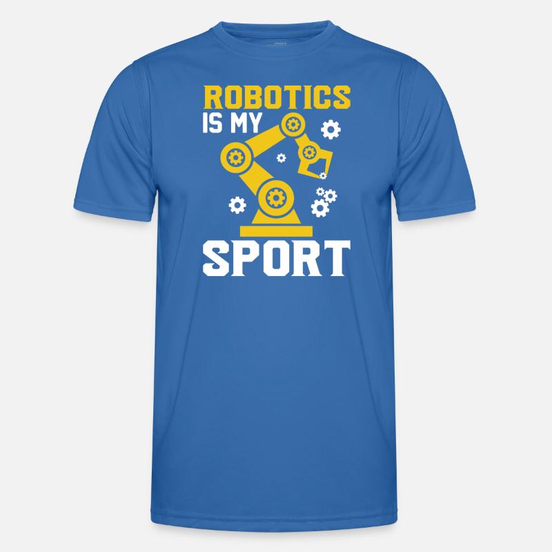 Roboter Programmierer Automatisierungstechniker Männer Funktions-T-Shirt