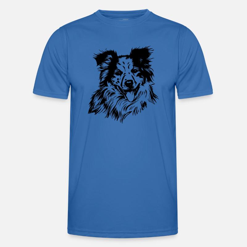 Aussie Australian Shepherd Men's Functional T-Shirt