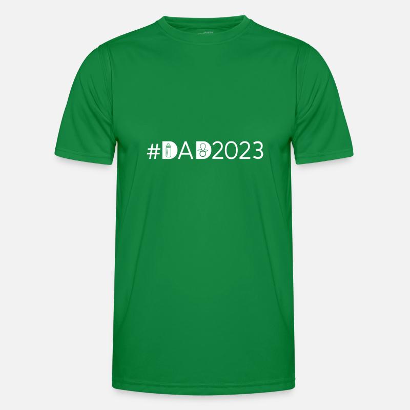 Dad 2023 Ich werde Papa Loading Vater werden Daddy Männer Funktions-T-Shirt