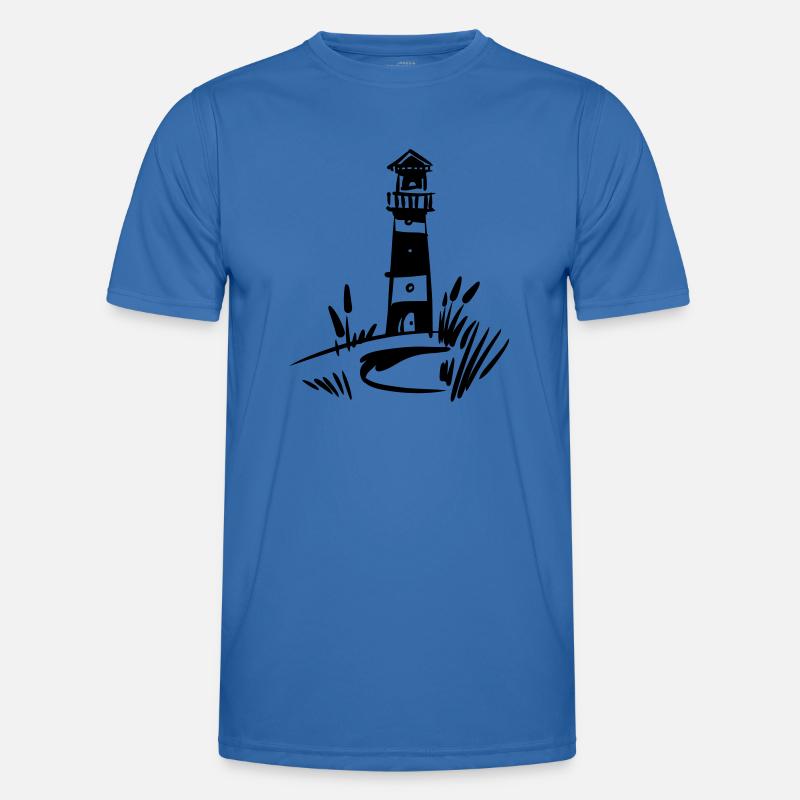 Leuchtturm Design klassisch Männer Funktions-T-Shirt