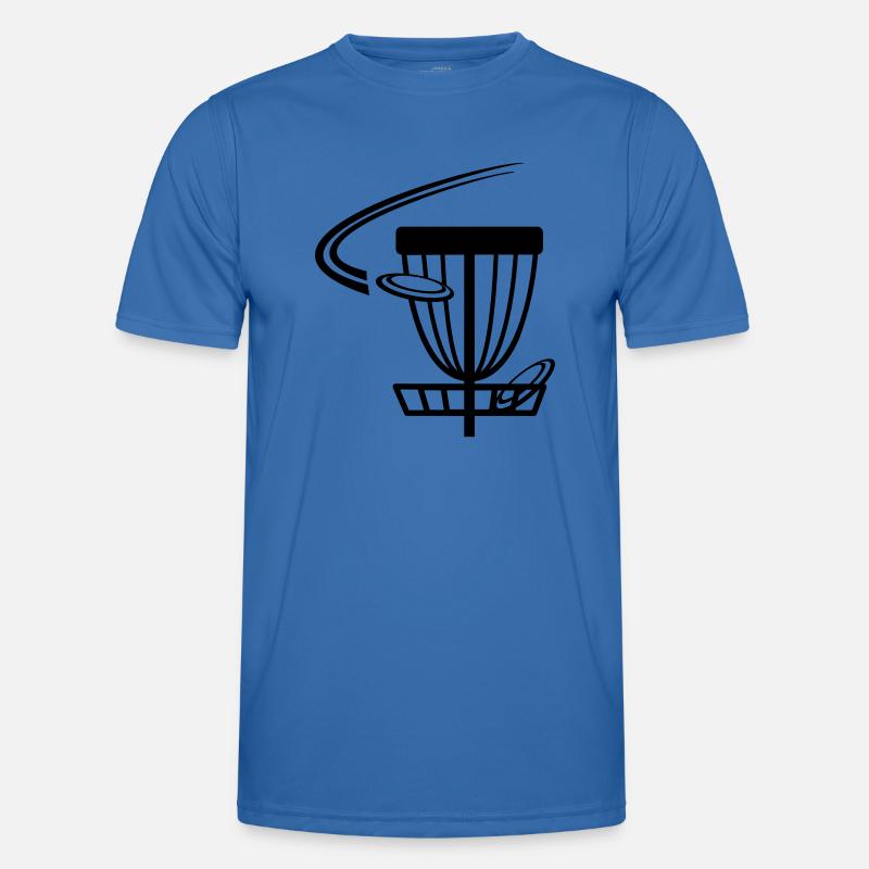 Discgolf-Korb Männer Funktions-T-Shirt
