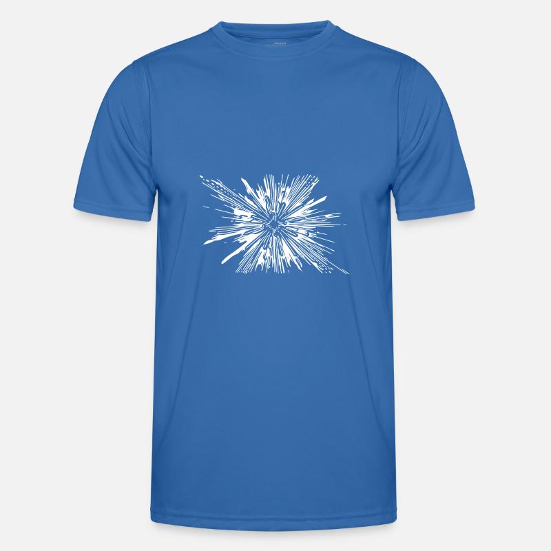 Vector Splash Explosion - Men's Functional T-Shirt - royal blue