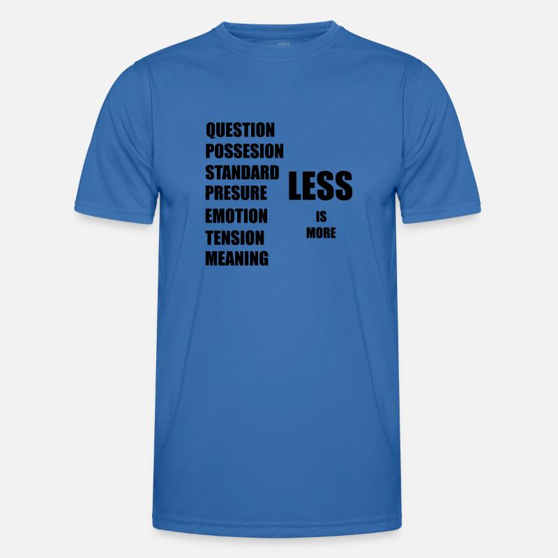 moins, c’est plus T-shirt sport Homme