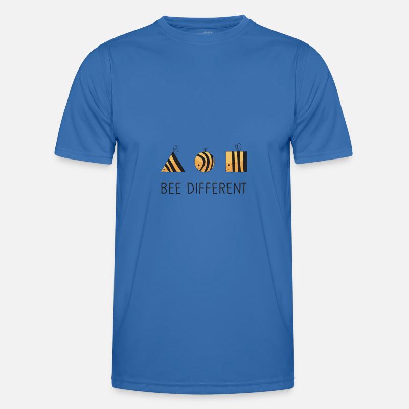 Bee Different - Sei anders mit lustigen Bienen Männer Funktions-T-Shirt