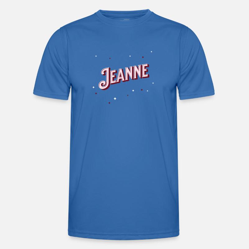 Jeanne name personalized - Men's Functional T-Shirt - royal blue