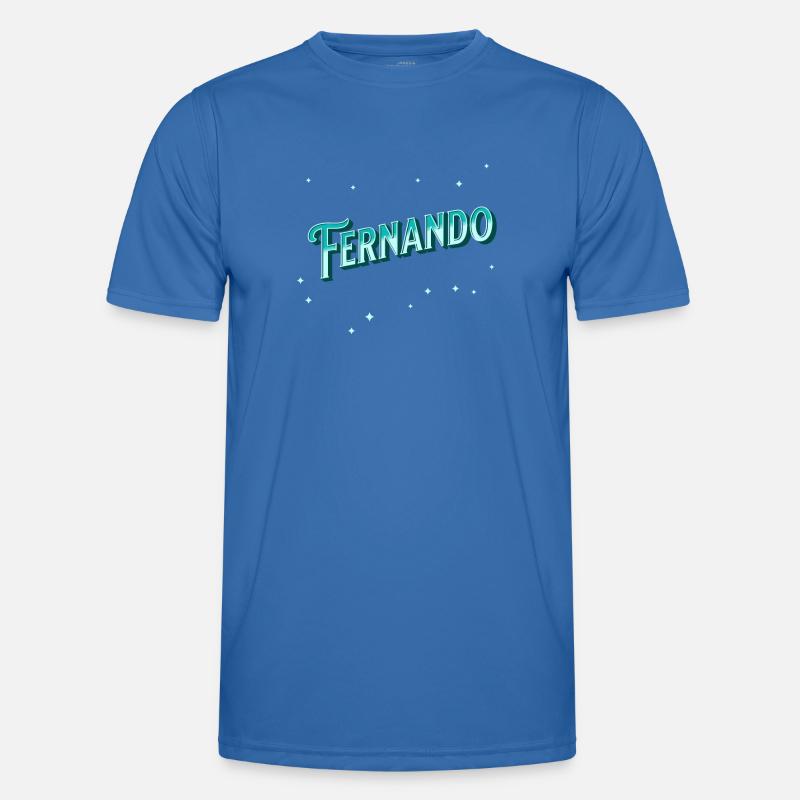 Fernando names personalized - Men's Functional T-Shirt - royal blue