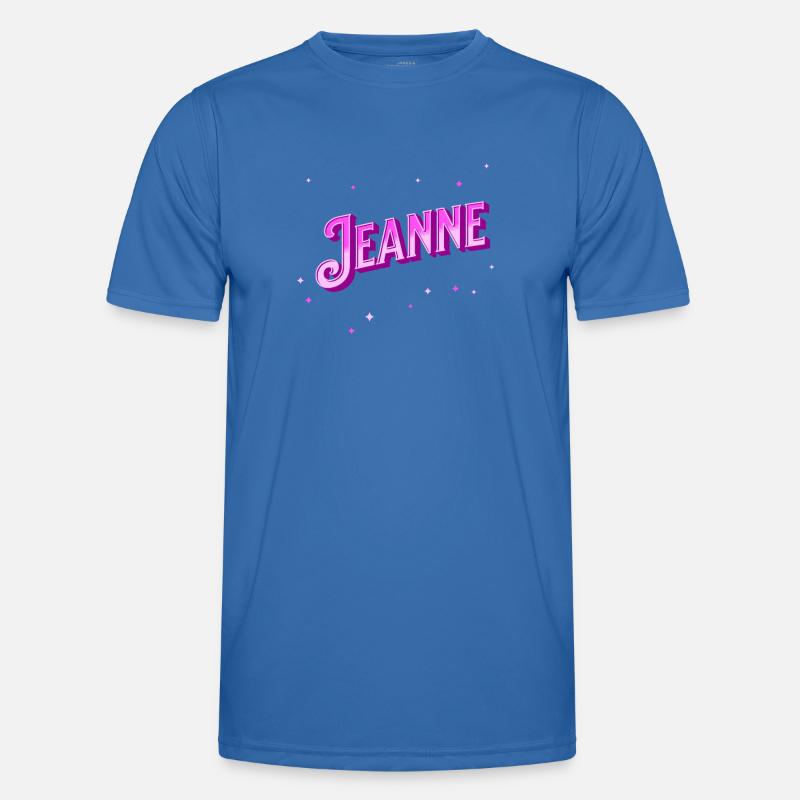 Jeanne name personalized - Men's Functional T-Shirt - royal blue