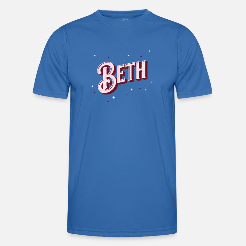 Personalized Beth name - Men's Functional T-Shirt - royal blue