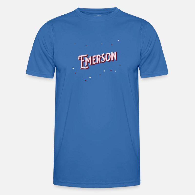Emerson name personalized - Men's Functional T-Shirt - royal blue