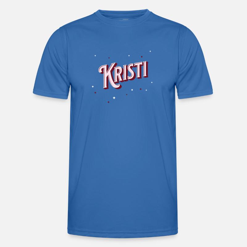 Kristi name personalized - Men's Functional T-Shirt - royal blue