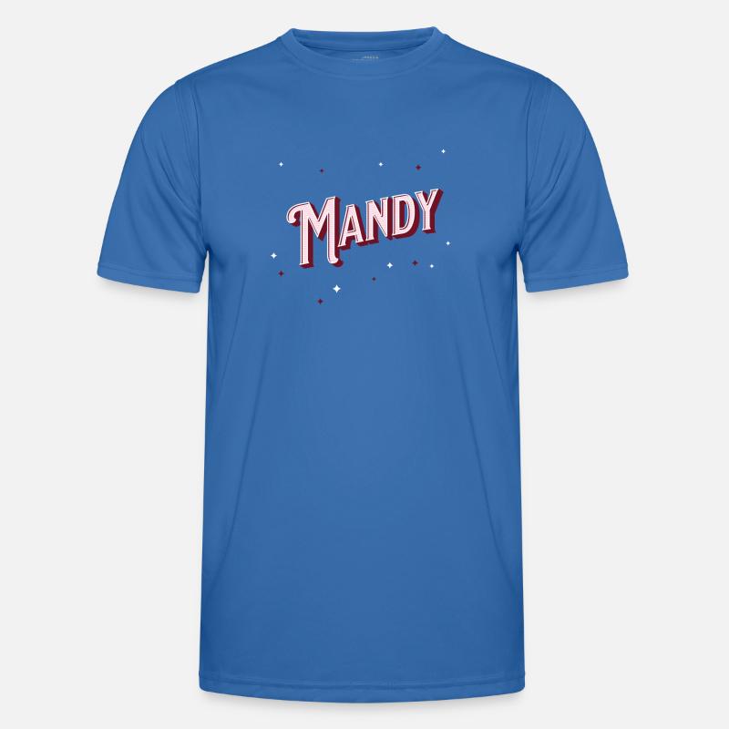 Mandy name personalized - Men's Functional T-Shirt - royal blue