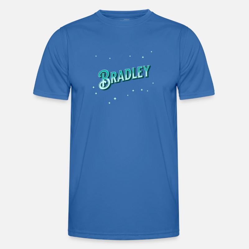 Bradley's name personalized - Men's Functional T-Shirt - royal blue