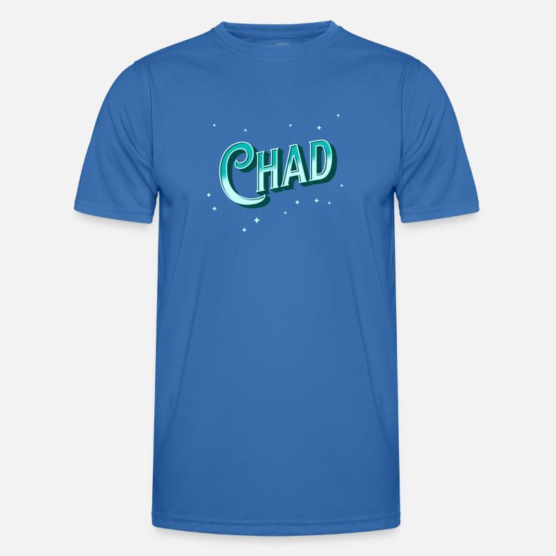 Chad name personalized - Men's Functional T-Shirt - royal blue