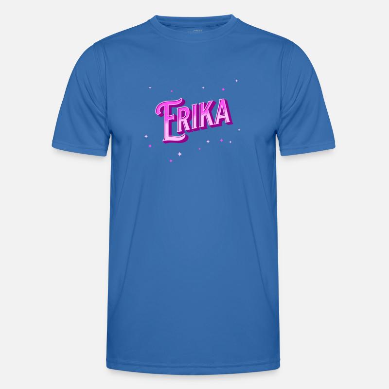 Erika name personalized - Men's Functional T-Shirt - royal blue