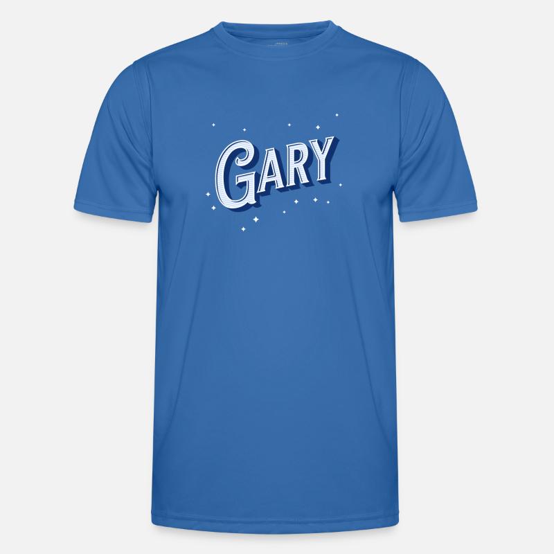 Gary's name personalized - Men's Functional T-Shirt - royal blue