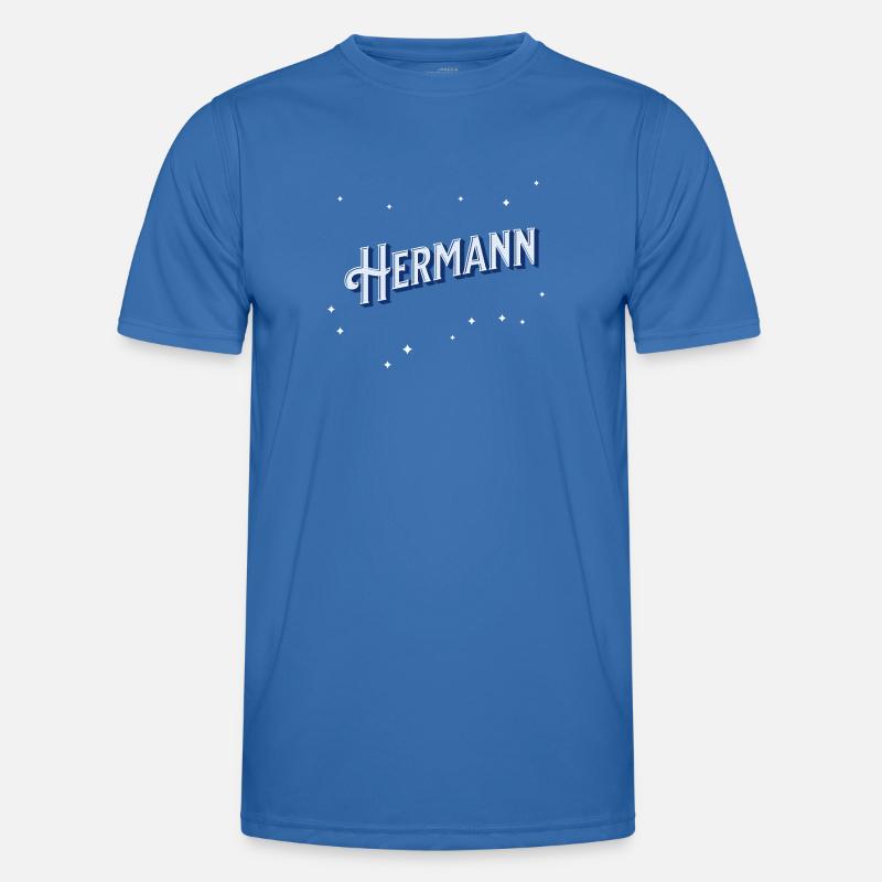 Hermann name personalized - Men's Functional T-Shirt - royal blue