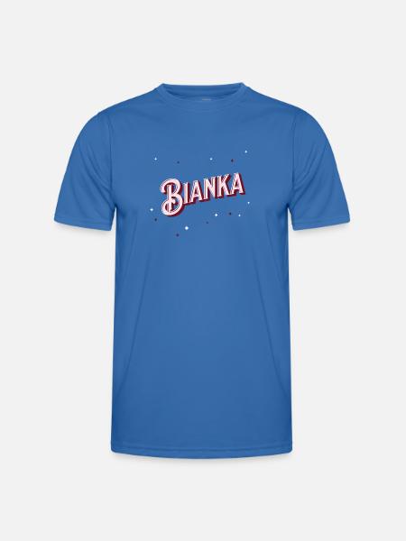 Bianka name personalized - Men's Functional T-Shirt - royal blue