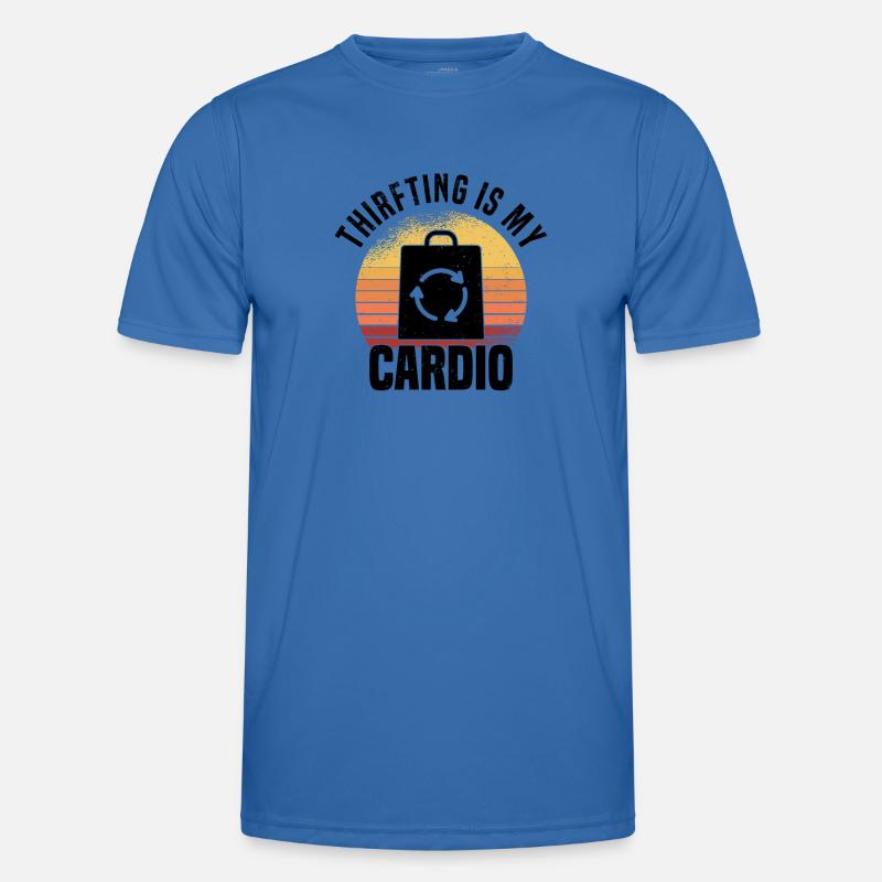 Secondhandladen Secondhand Öko Hipster Gebraucht - Männer Funktions-T-Shirt - Königsblau