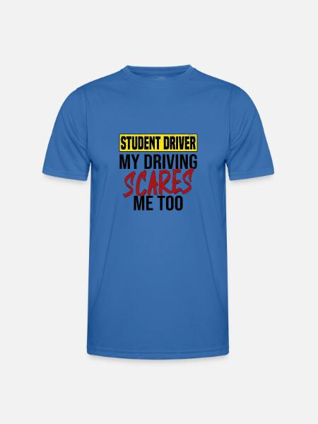 Fahrschüler Fahrschule Führerschein Fahranfänger - Männer Funktions-T-Shirt - Königsblau