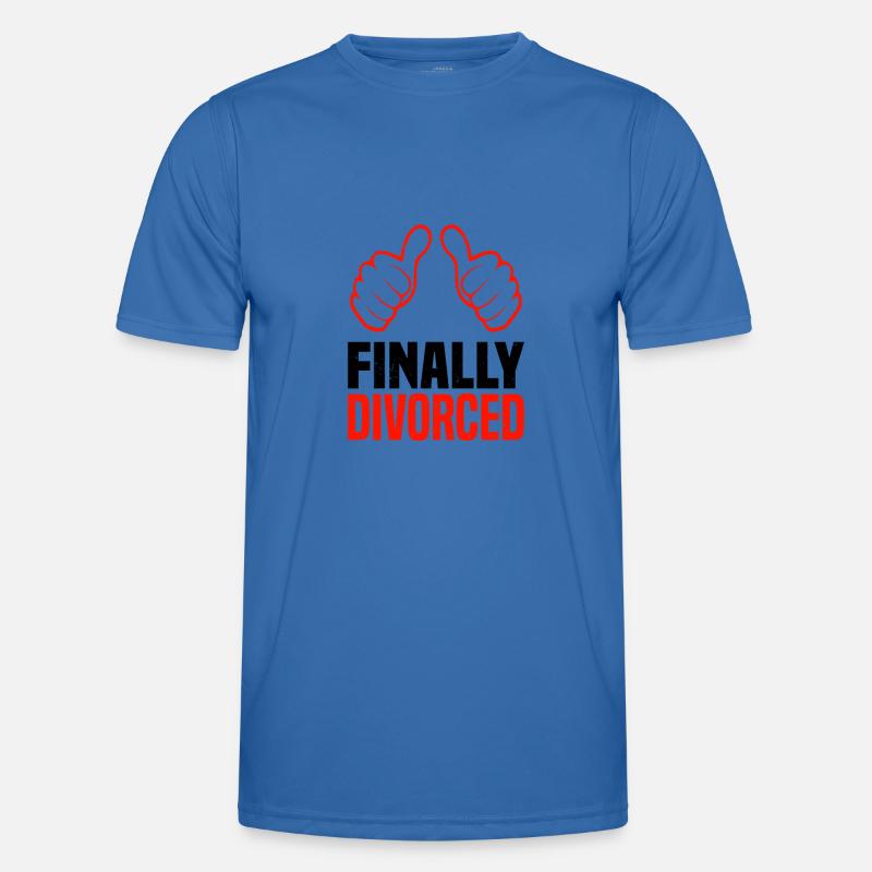 Scheidung Trennung Ehe Ex Scheidungsparty - Männer Funktions-T-Shirt - Königsblau