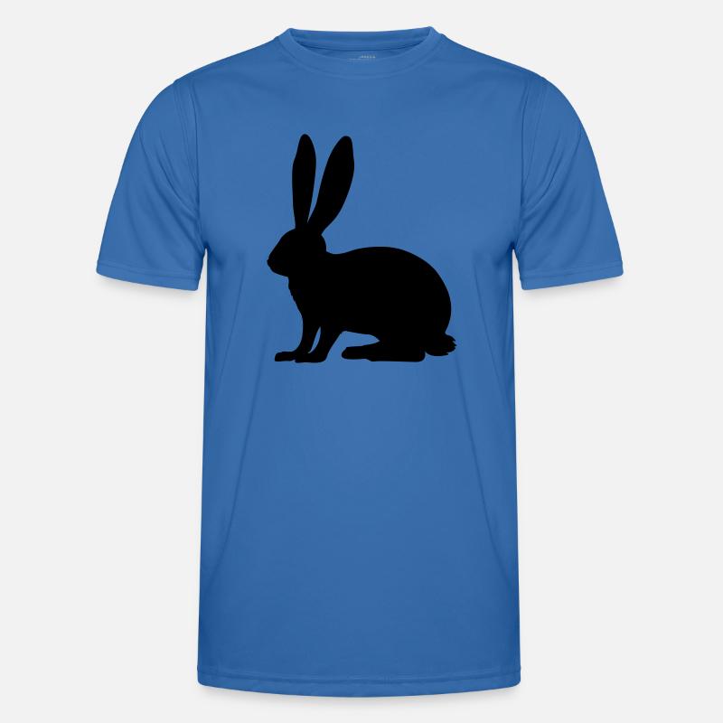 Rabbit, Hase, Bunny Männer Funktions-T-Shirt