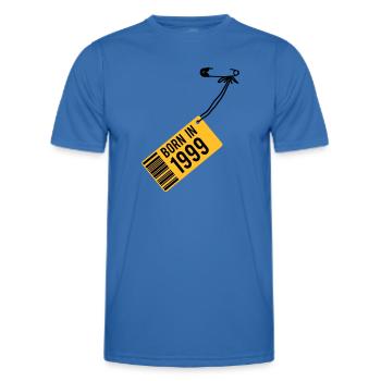 Geburtstag - Born in 1999 - Männer Funktions-T-Shirt - Königsblau - Vorne - AI Model Male 178 dark (178cm)