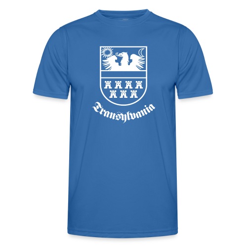 Siebenbürgen-Wappen Transylvania weiss - Männer Funktions-T-Shirt
