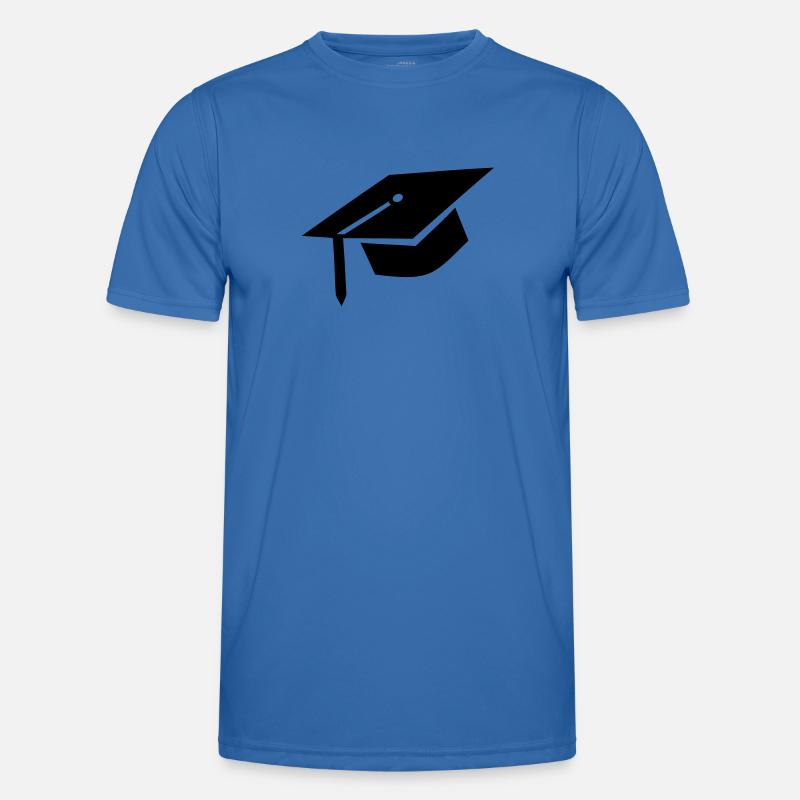 graduation cap - Men's Functional T-Shirt - royal blue