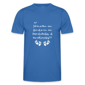 Ich bin so klein. - Männer Funktions-T-Shirt - Königsblau - Vorne - AI Model Male 178 dark (178cm)