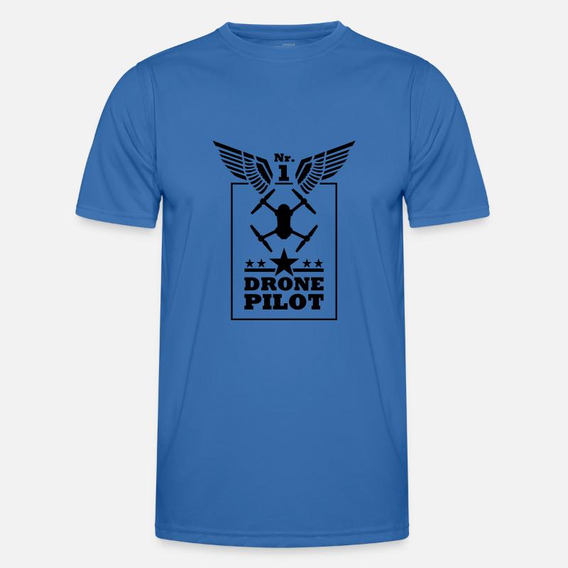No. 1 Drone Pilot - Men's Functional T-Shirt - royal blue