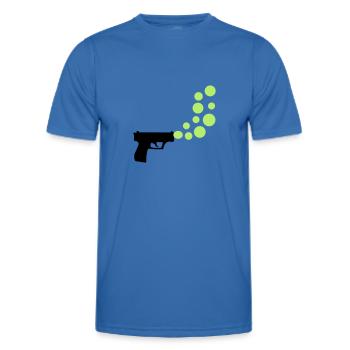 bubble gun - Männer Funktions-T-Shirt - Königsblau - Vorne - AI Model Male 178 dark (178cm)