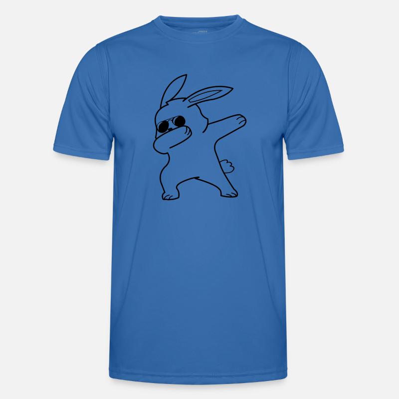 dabbing rabbit Männer Funktions-T-Shirt