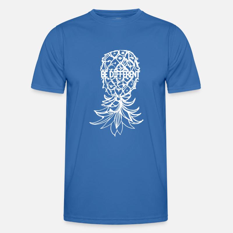 Be different Pineapple Upside down Swinger - Men's Functional T-Shirt - royal blue