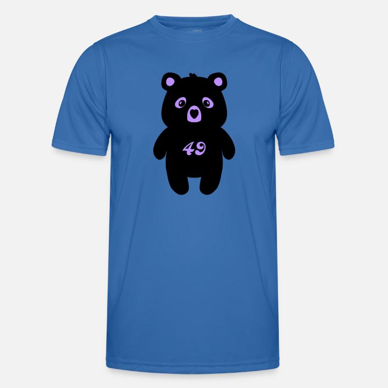 Studio 49 ours noir T-shirt sport Homme