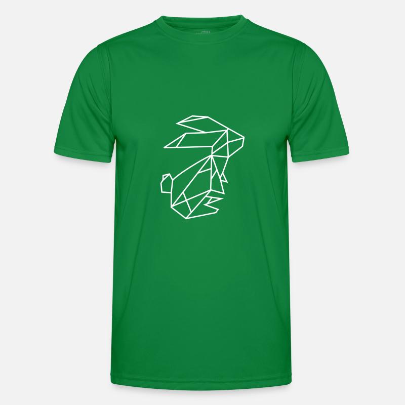 Geometric rabbit Men's Functional T-Shirt