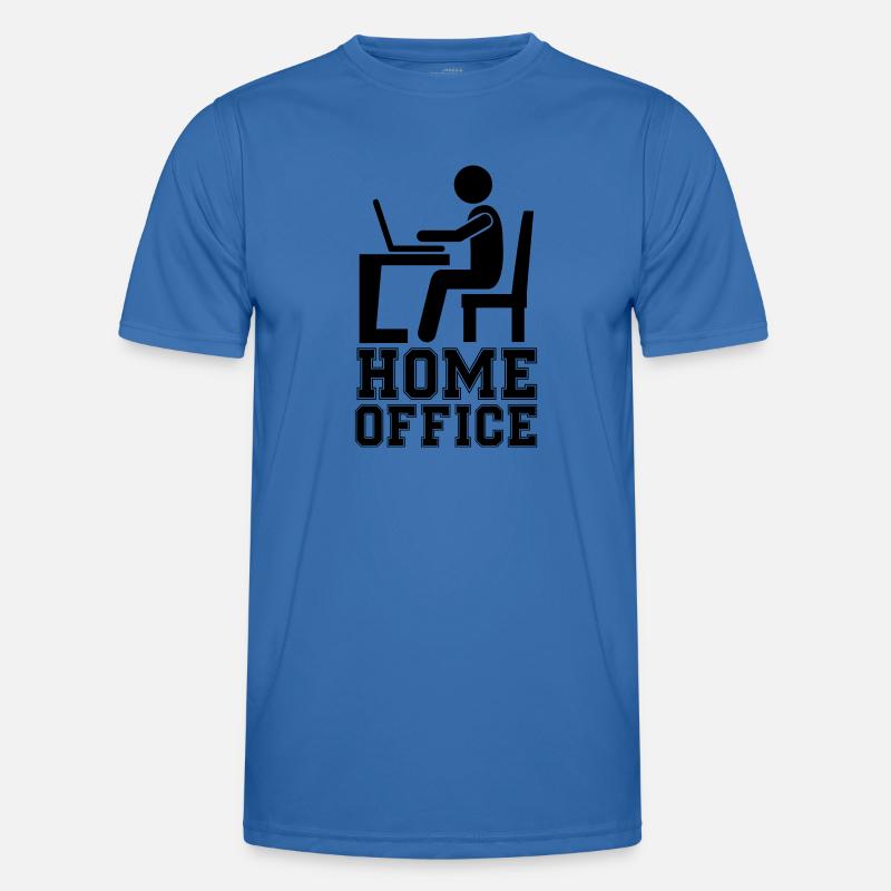 computer work home office - Men's Functional T-Shirt - royal blue