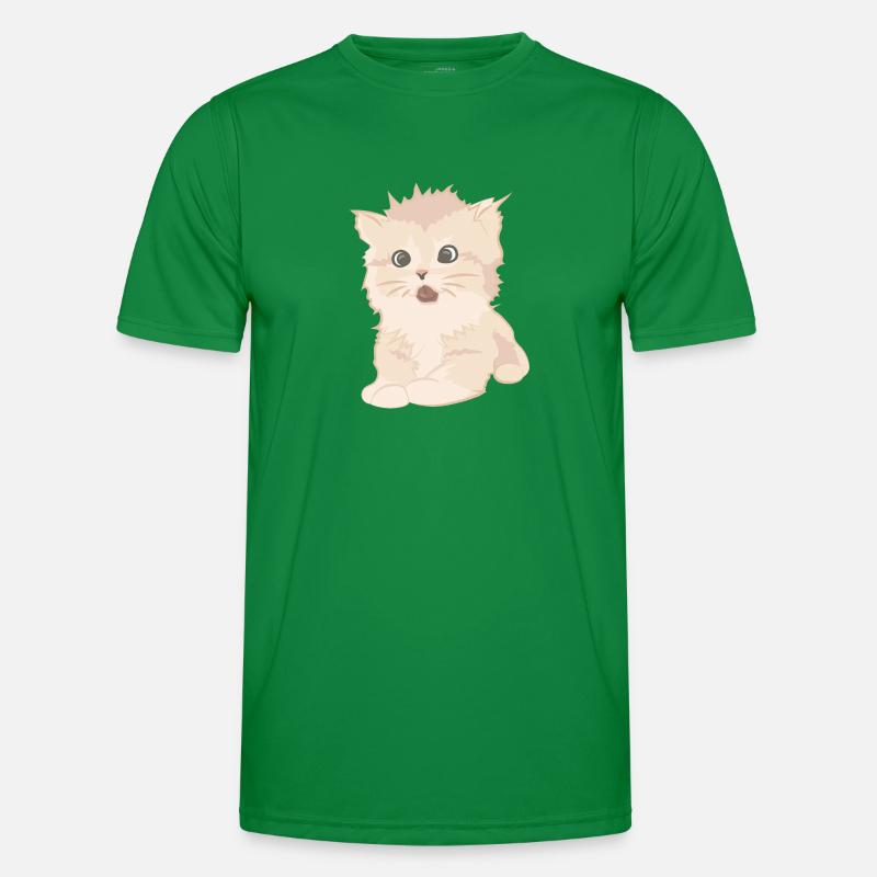Chat mignon comme illustration T-shirt sport Homme