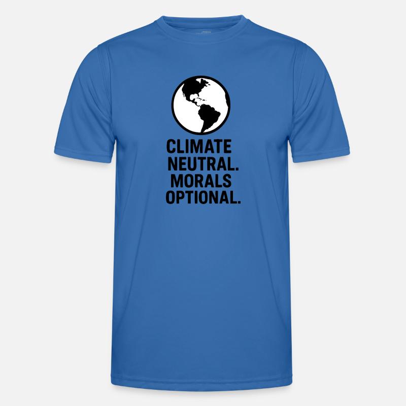 Climates neutral morals optional Men's Functional T-Shirt