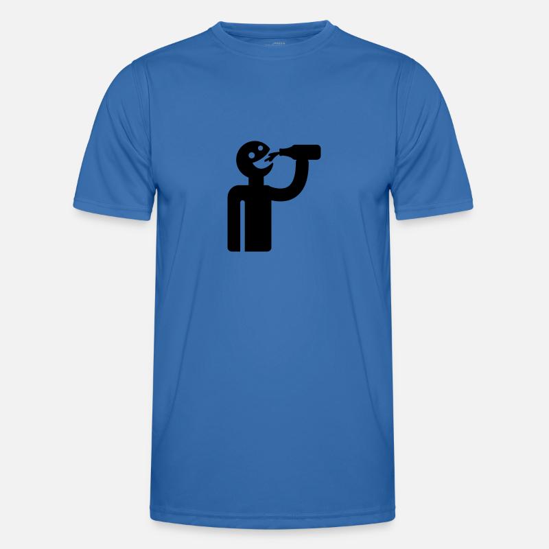 Säufer - Trinker Männer Funktions-T-Shirt