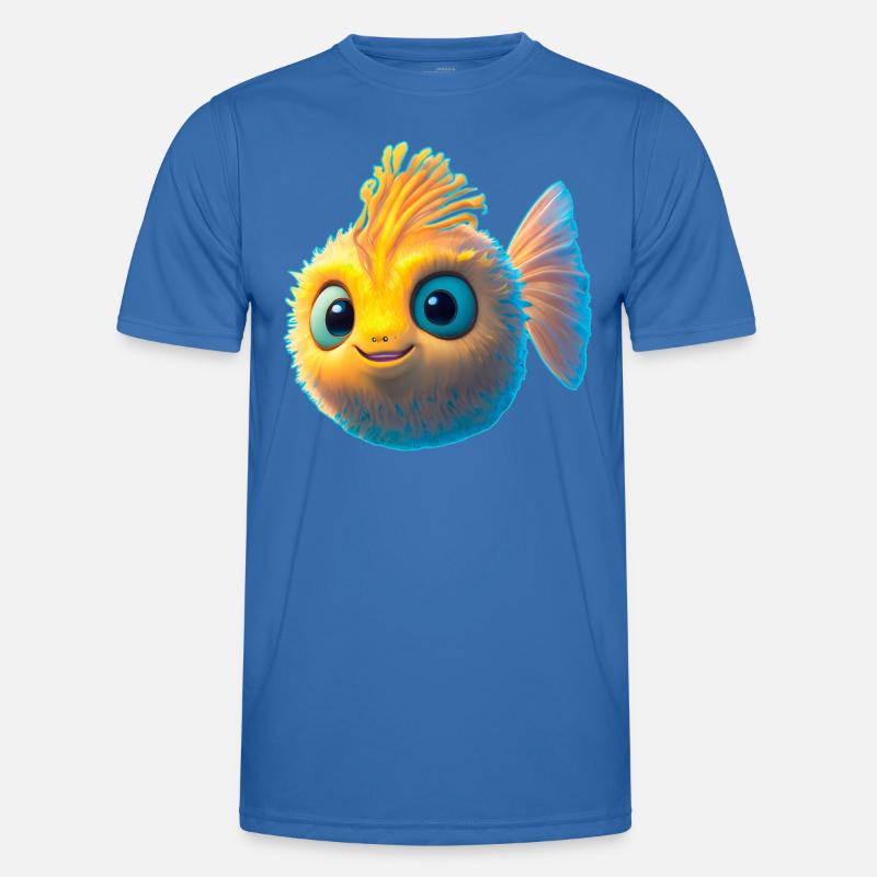 mignon bébé poisson-globe T-shirt sport Homme