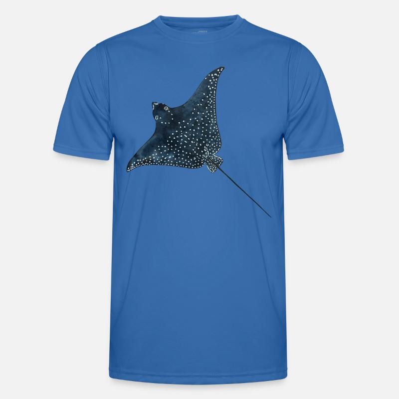Rays Eagle Rays Stingrays Reef Plongée - T-shirt sport Homme - bleu roi