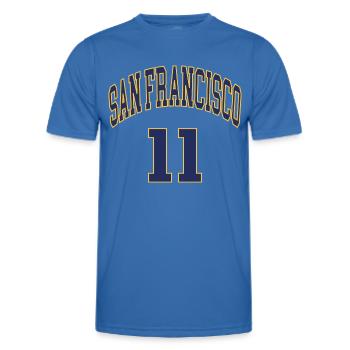 San Francisco 11 - Männer Funktions-T-Shirt - Königsblau - Vorne - AI Model Male 178 dark (178cm)