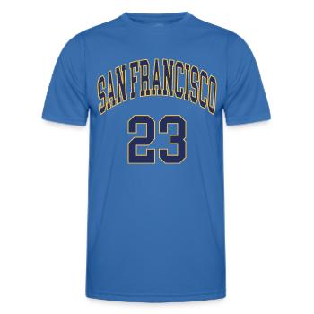 San Francisco 23 - Männer Funktions-T-Shirt - Königsblau - Vorne - AI Model Male 178 dark (178cm)