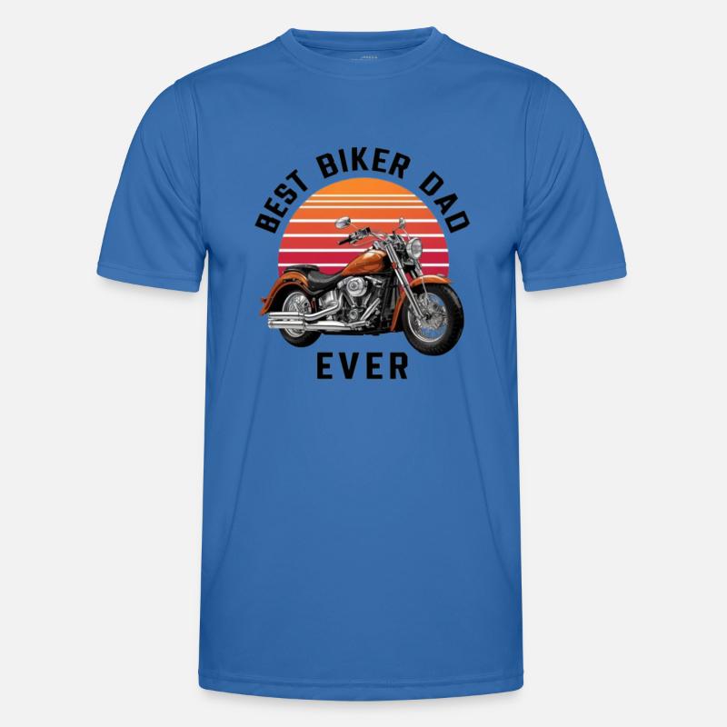 vintage best biker dad ever T-shirt sport Homme