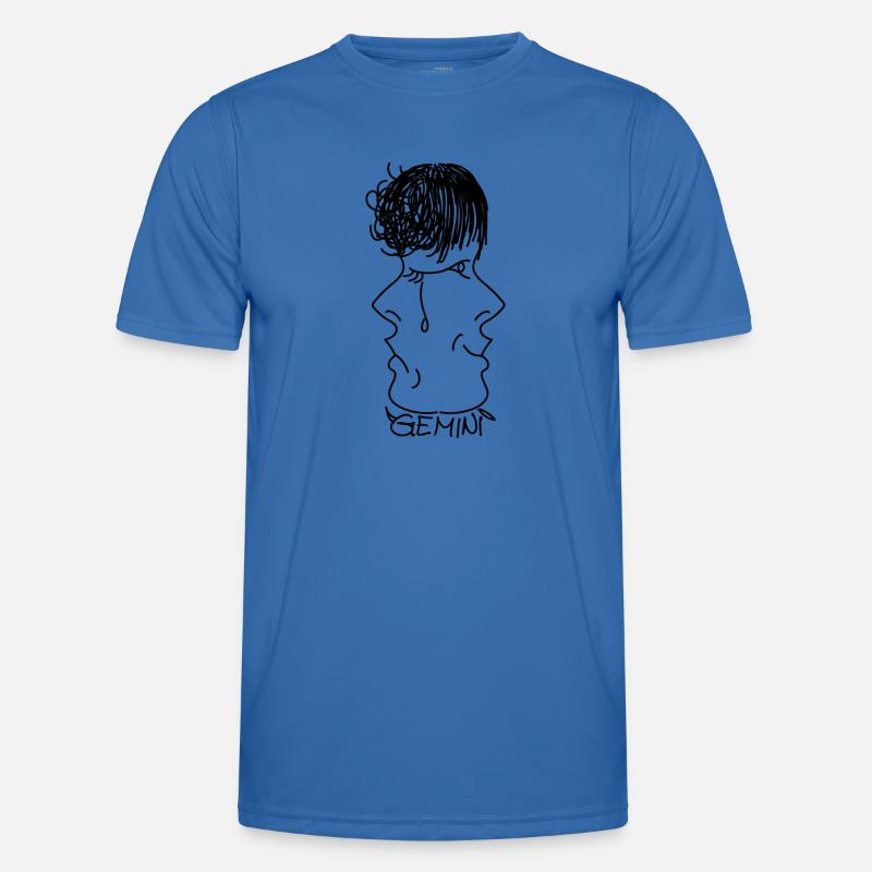 Conception de jumeaux Gemini T-shirt sport Homme